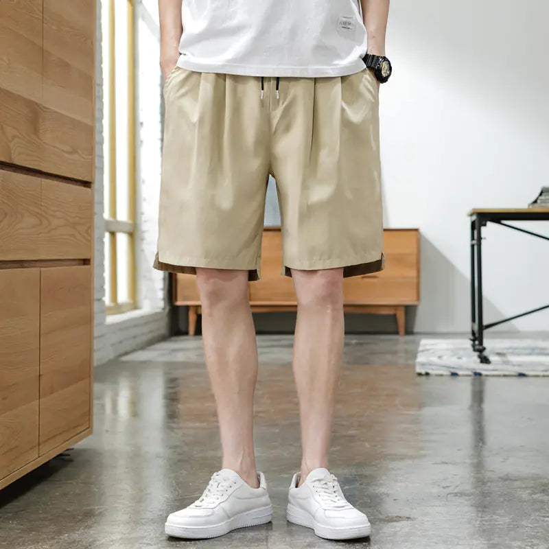 Trendy Loose Style Five-Point Pants