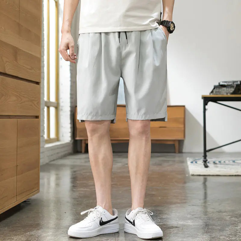 Trendy Loose Style Five-Point Pants